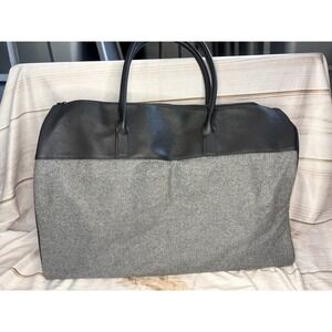 Hugo Boss black and gray duffel weekender travel bag Large Shoulder